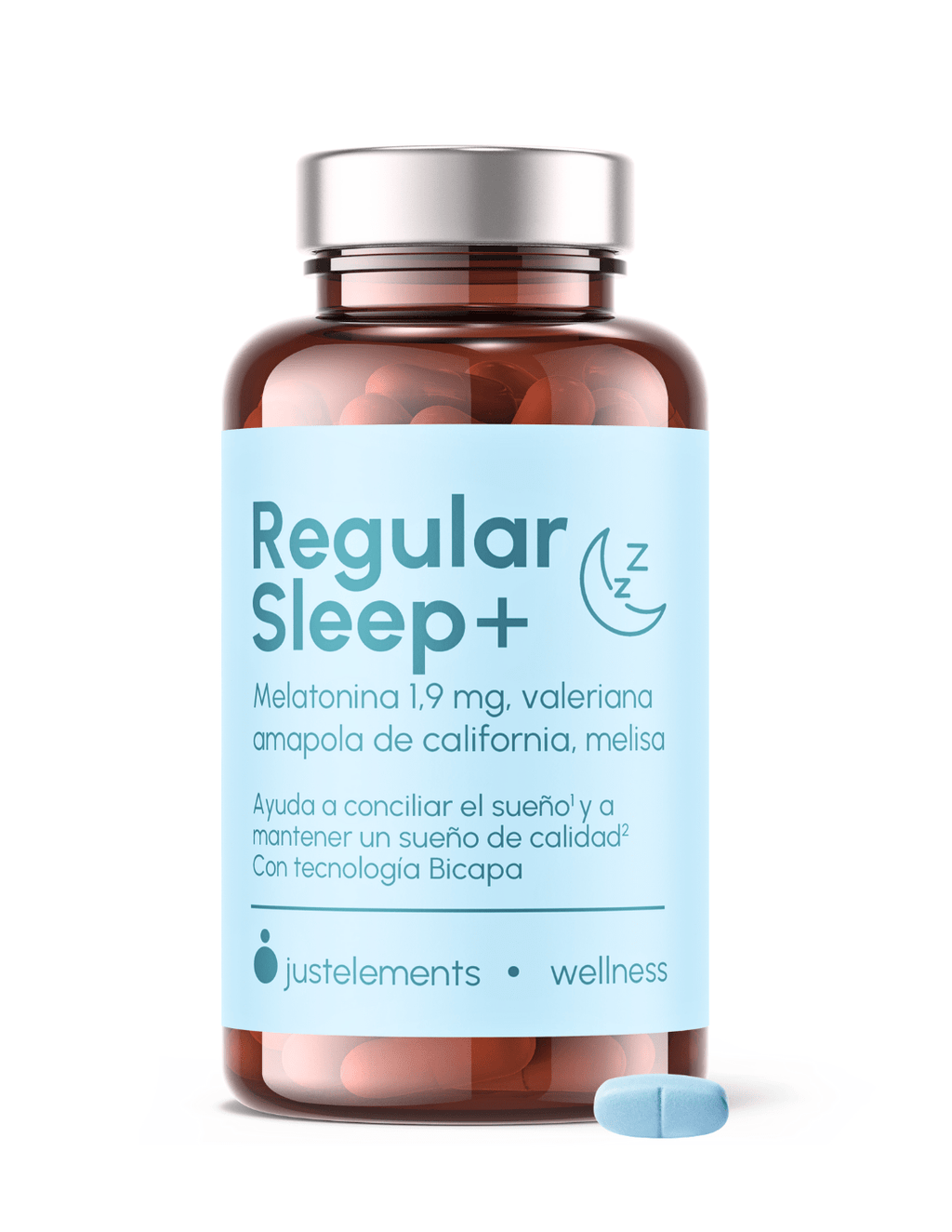 Regular Sleep - Melatonina bicapa de alta concentración 1,9 mg - Montber Professional Brand