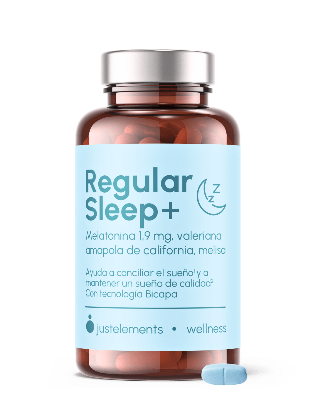Regular Sleep - Melatonina bicapa de alta concentración 1,9 mg - Montber Professional Brand