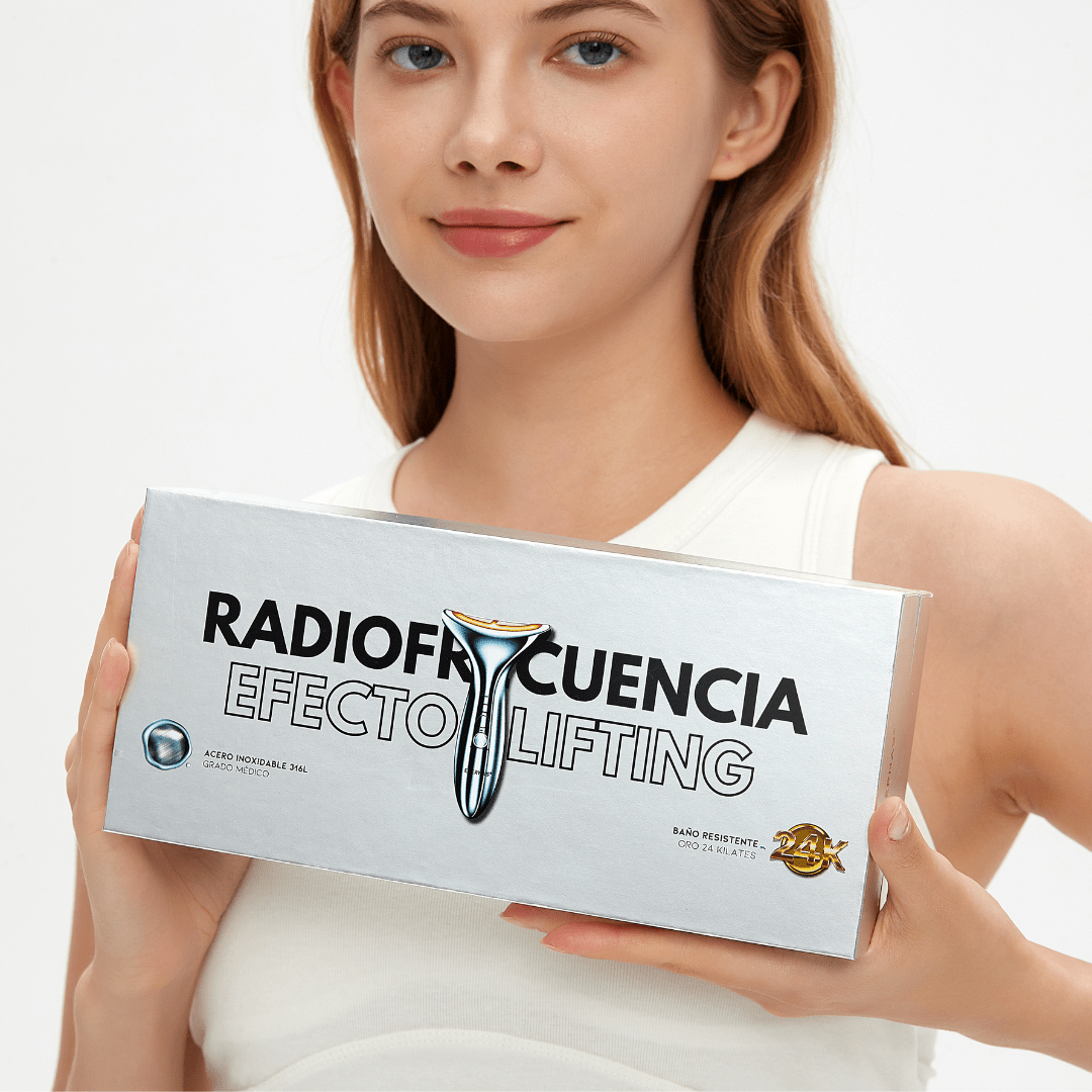 RF Lifting Oro 24K Facial y Cuello - Montber Professional Brand
