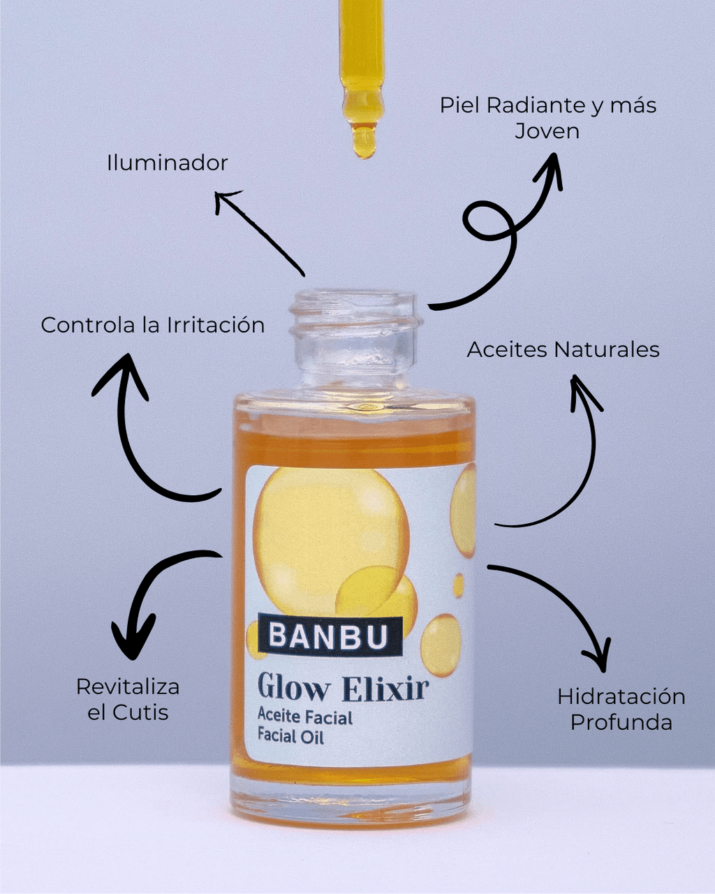 Sérum Aceite Facial ECO Iluminador GLOW ELIXIR - Montber Professional Brand