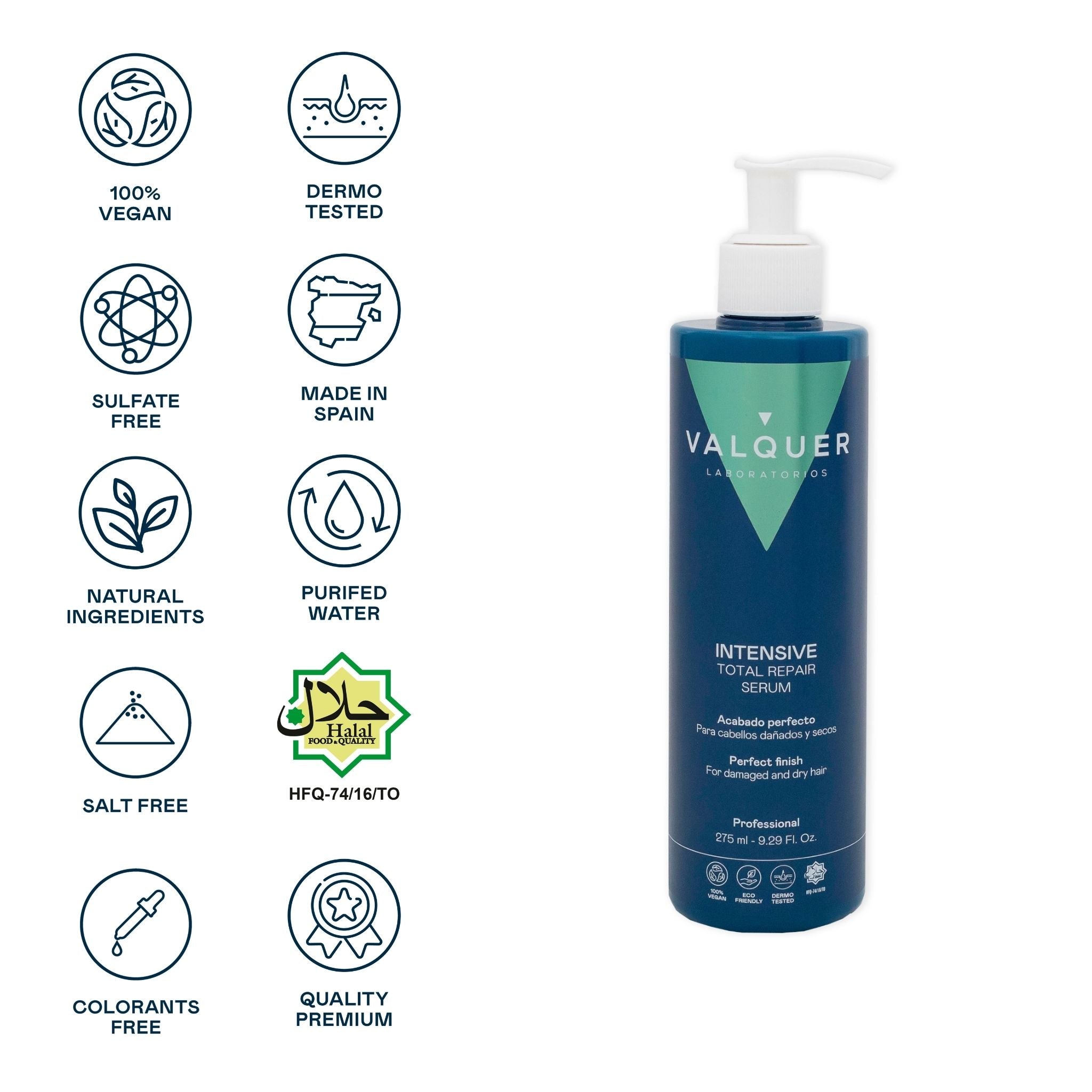 Sérum capilar intensivo Reparación Total - 275 ml - Montber Professional Brand