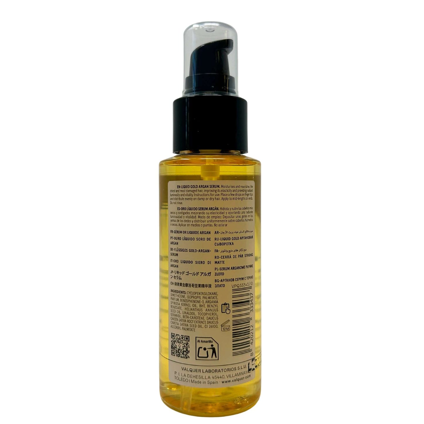 Sérum con Aceite de Argán y Oro Líquido - 100 ml - Montber Professional Brand