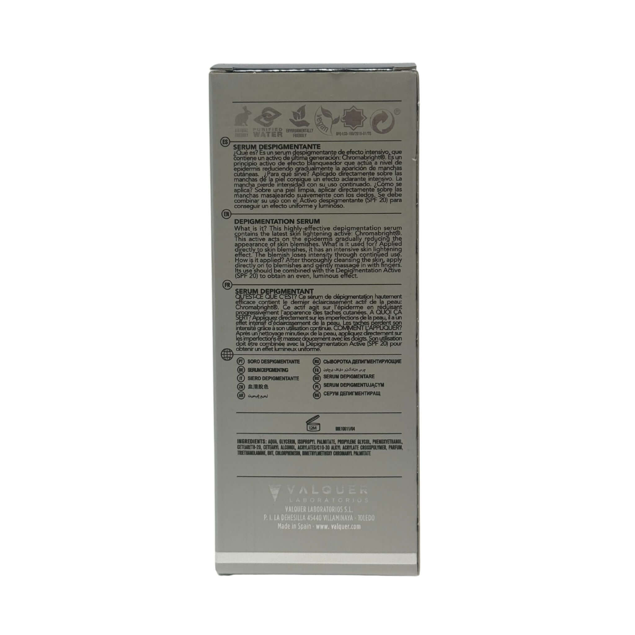 Sérum Despigmentante Facial de Efecto Intensivo - 30 ml - Montber Professional Brand