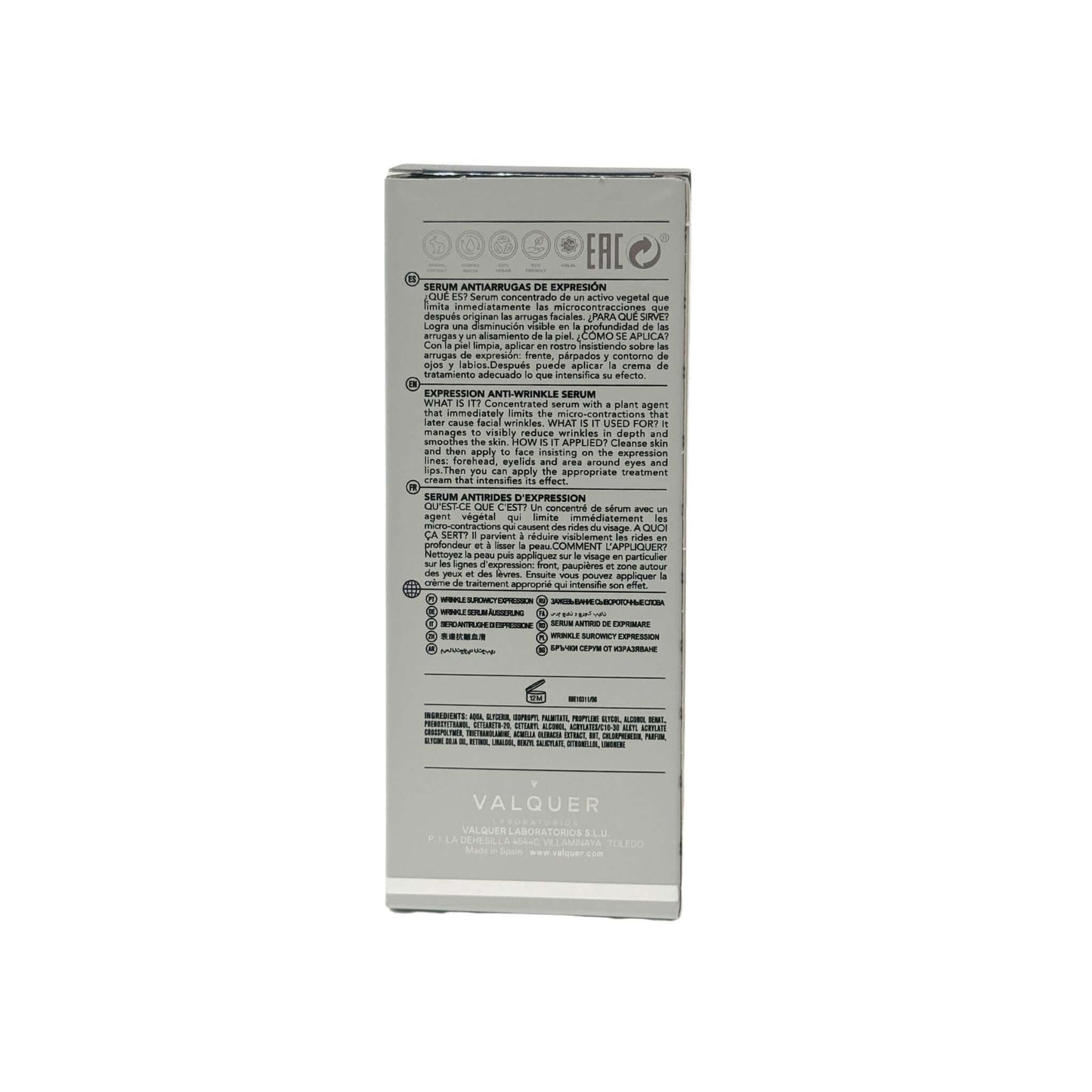 Sérum Facial Antiarrugas de Expresión – Acción Intensiva con Retinol - 30 ml - Montber Professional Brand