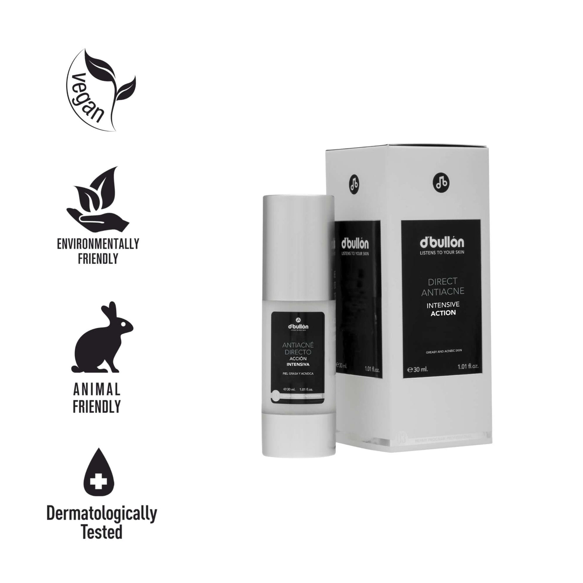Sérum Facial Antiimperfecciones Directo – Acción Intensiva - 30 ml - Montber Professional Brand