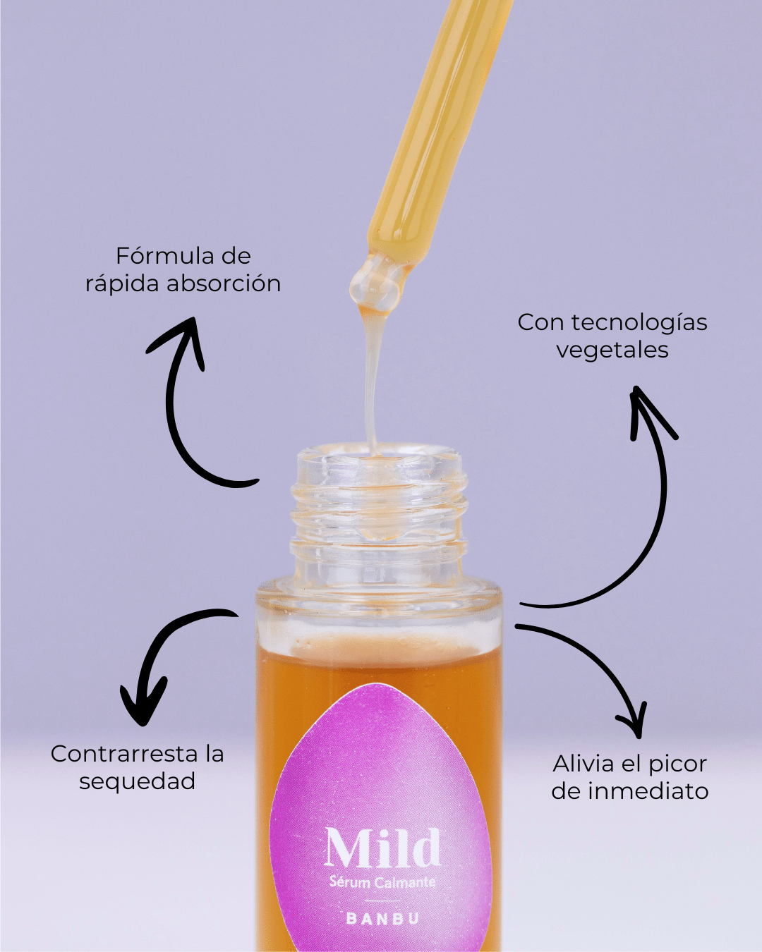 Sérum Facial Calmante Pieles Sensibles con Rojeces MILD - Montber Professional Brand