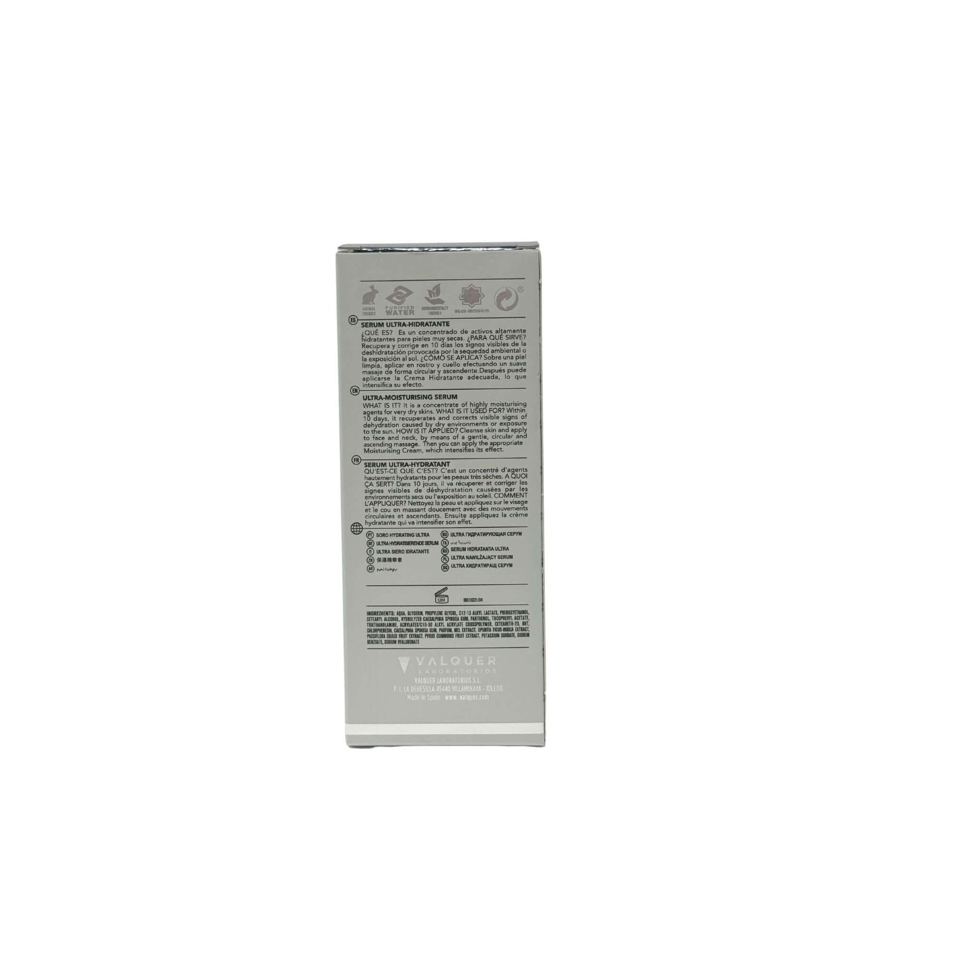 Sérum Facial Ultra - Hidratante – Acción Inmediata para Pieles Muy Secas - 30 ml - Montber Professional Brand