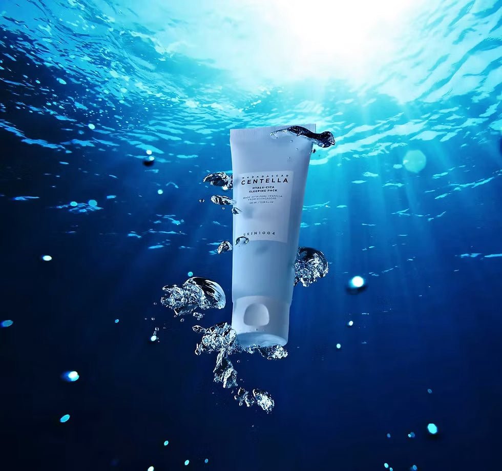 SKIN1004 Centella Hyalu - Cica Sleeping Pack – Mascarilla Nocturna Calmante con Ácido Hialurónico 100ml - Montber Professional Brand