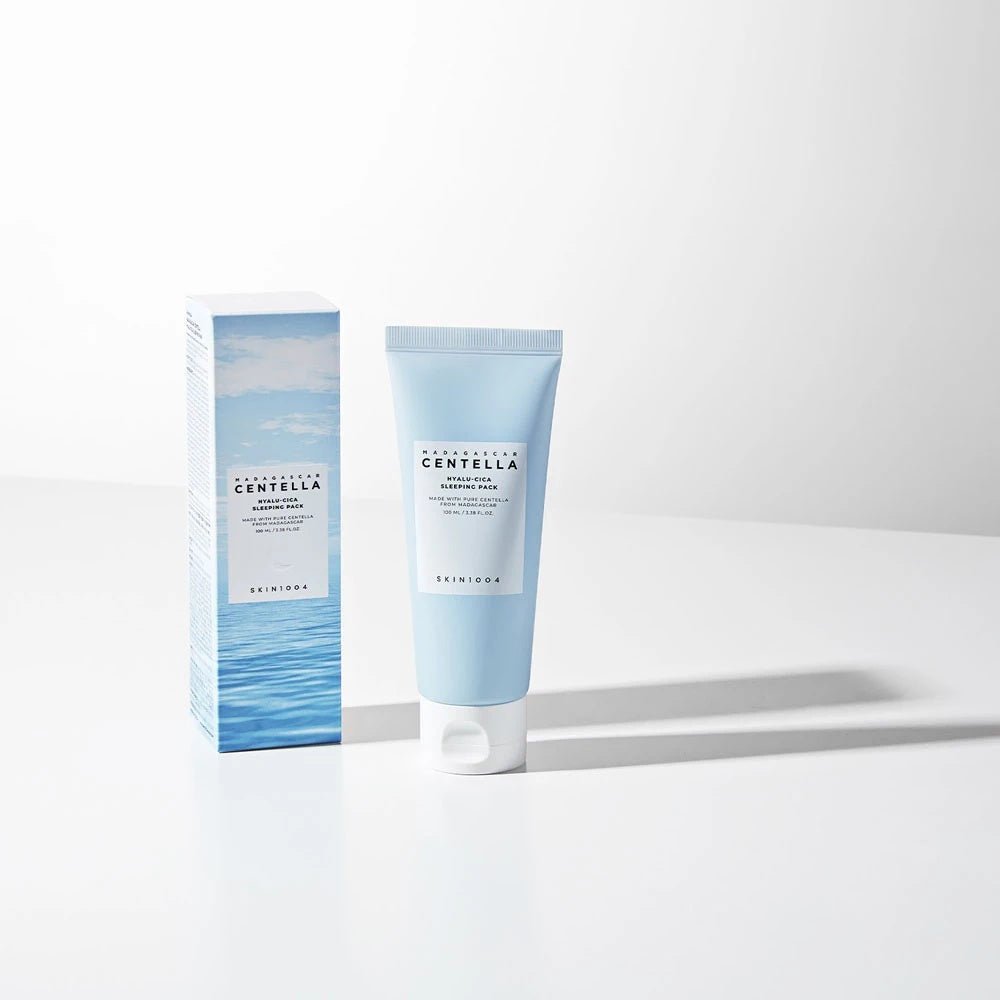 SKIN1004 Centella Hyalu - Cica Sleeping Pack – Mascarilla Nocturna Calmante con Ácido Hialurónico 100ml - Montber Professional Brand