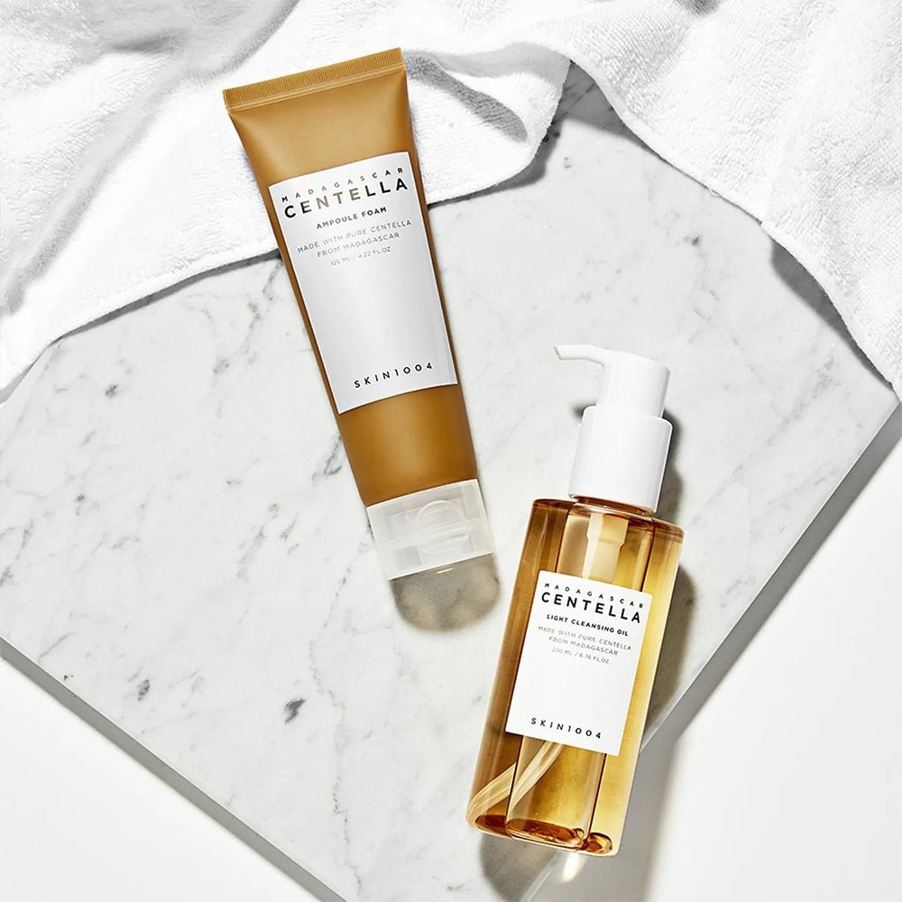 SKIN1004 Centella – Pack de Doble Limpieza Suave con Aceite + Espuma | Piel Sensible y Equilibrada - Montber Professional Brand