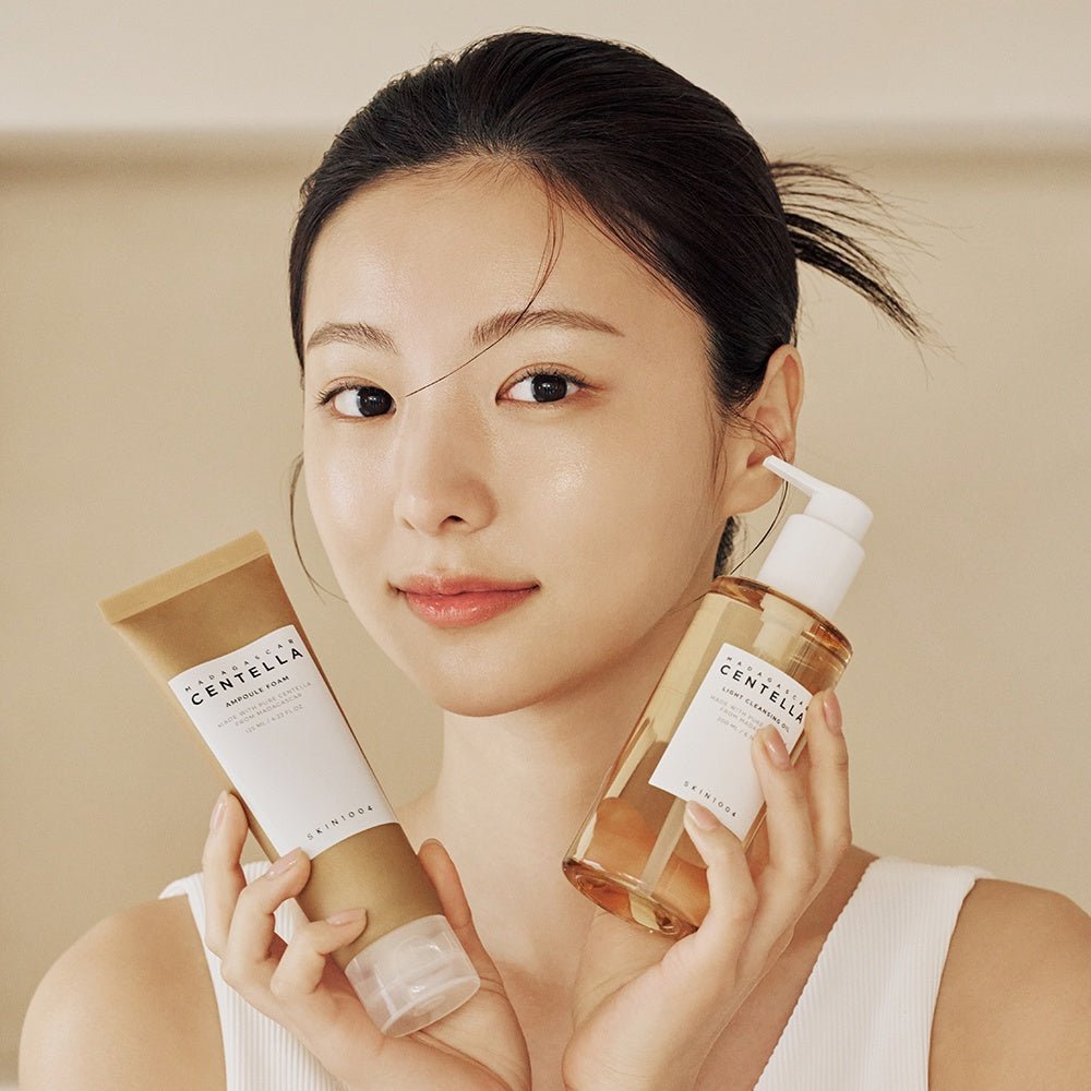 SKIN1004 Centella – Pack de Doble Limpieza Suave con Aceite + Espuma | Piel Sensible y Equilibrada - Montber Professional Brand