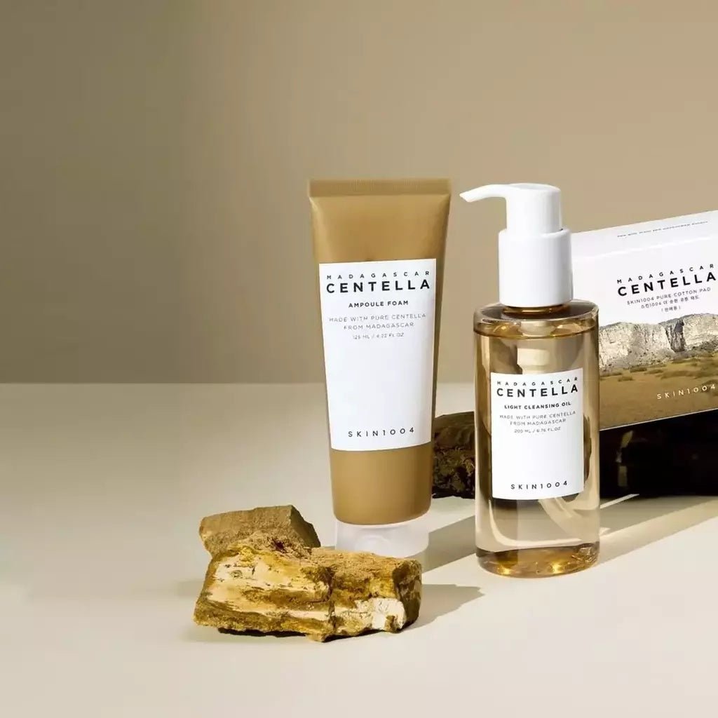 SKIN1004 Centella – Pack de Doble Limpieza Suave con Aceite + Espuma | Piel Sensible y Equilibrada - Montber Professional Brand