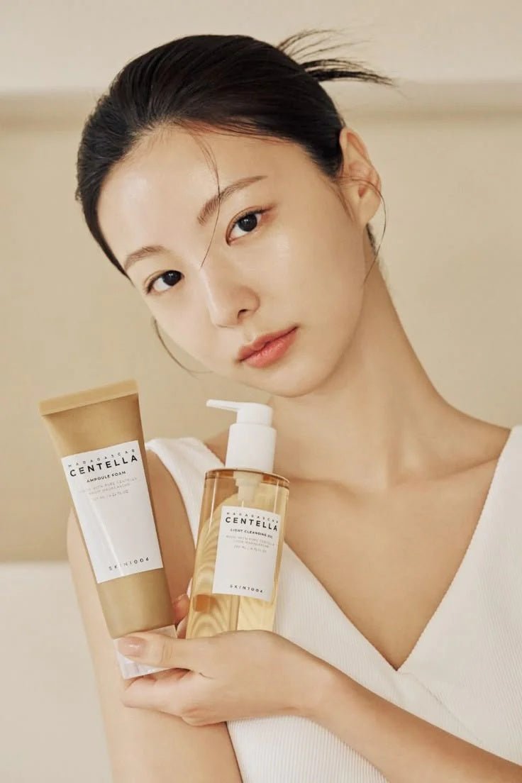 SKIN1004 Centella – Pack de Doble Limpieza Suave con Aceite + Espuma | Piel Sensible y Equilibrada - Montber Professional Brand