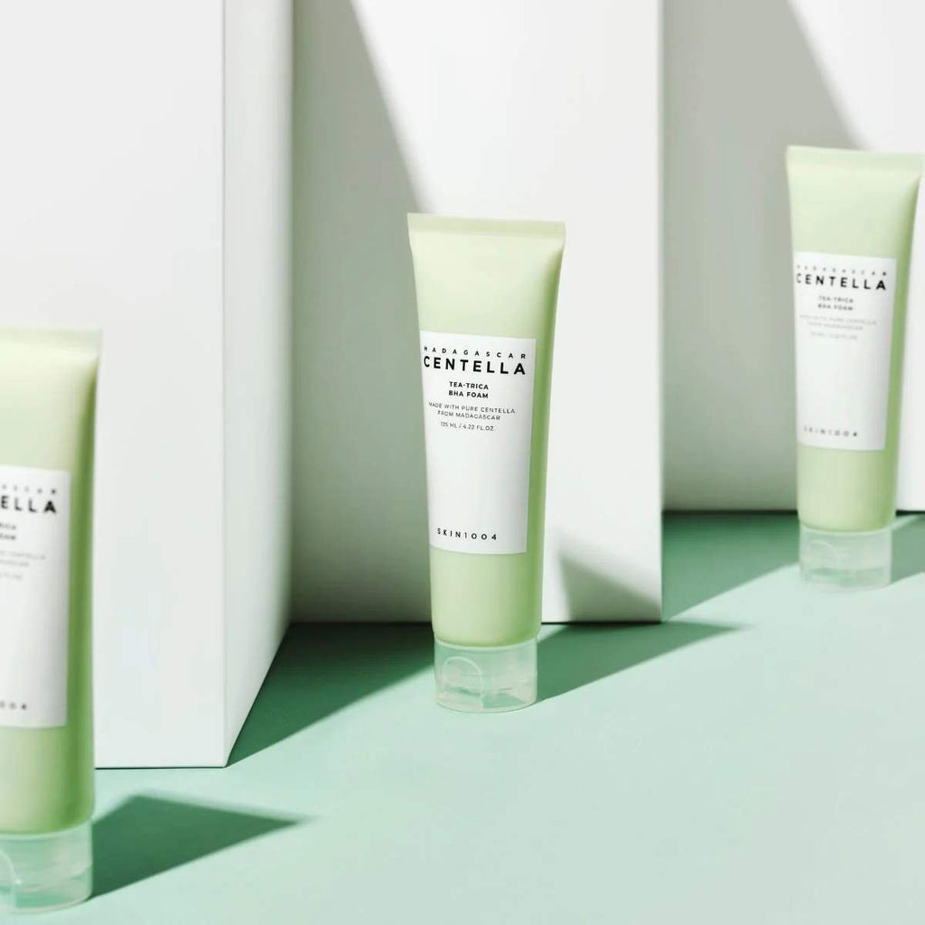 SKIN1004 Centella Tea - Trica BHA Foam | Espuma Facial Purificante con BHA – Cosmética Coreana K - Beauty (125ml) - Montber Professional Brand