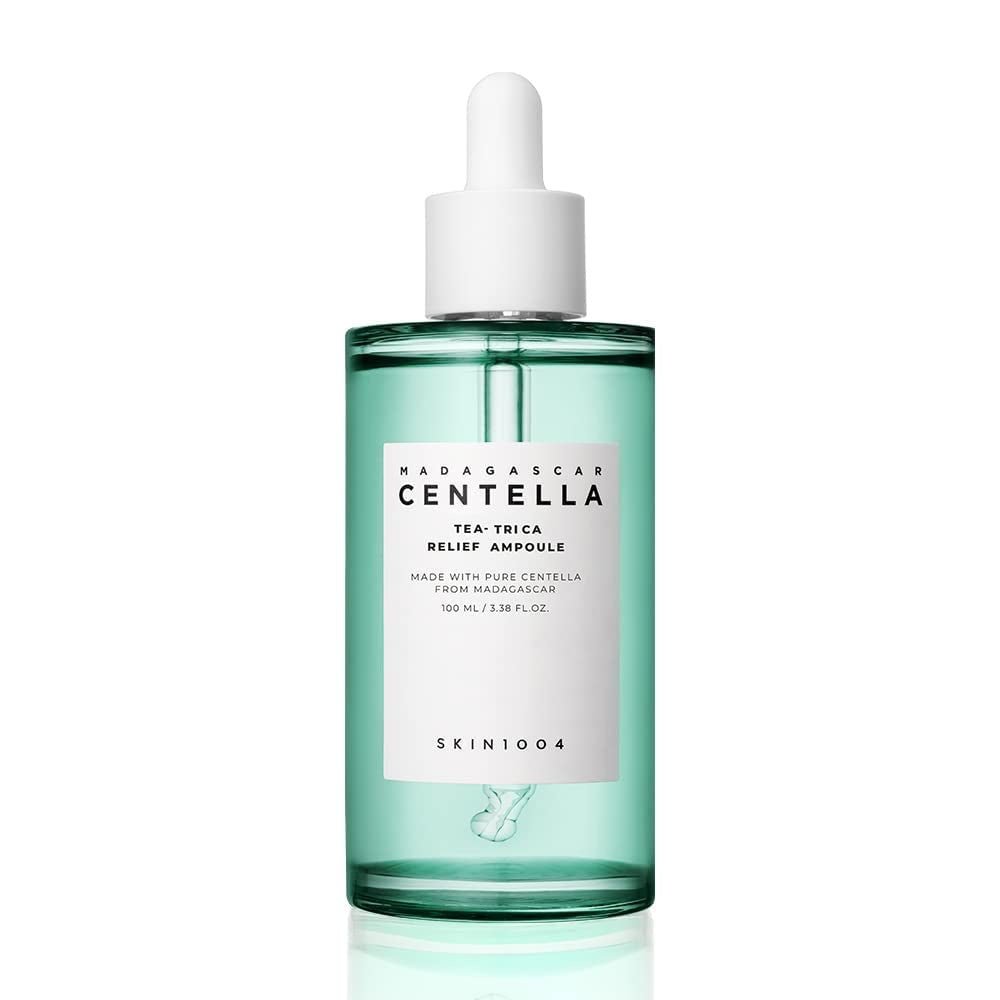 SKIN1004 Centella Tea - Trica Relief Ampoule | Suero Calmante Antiacne K - Beauty (100ml) - Montber Professional Brand
