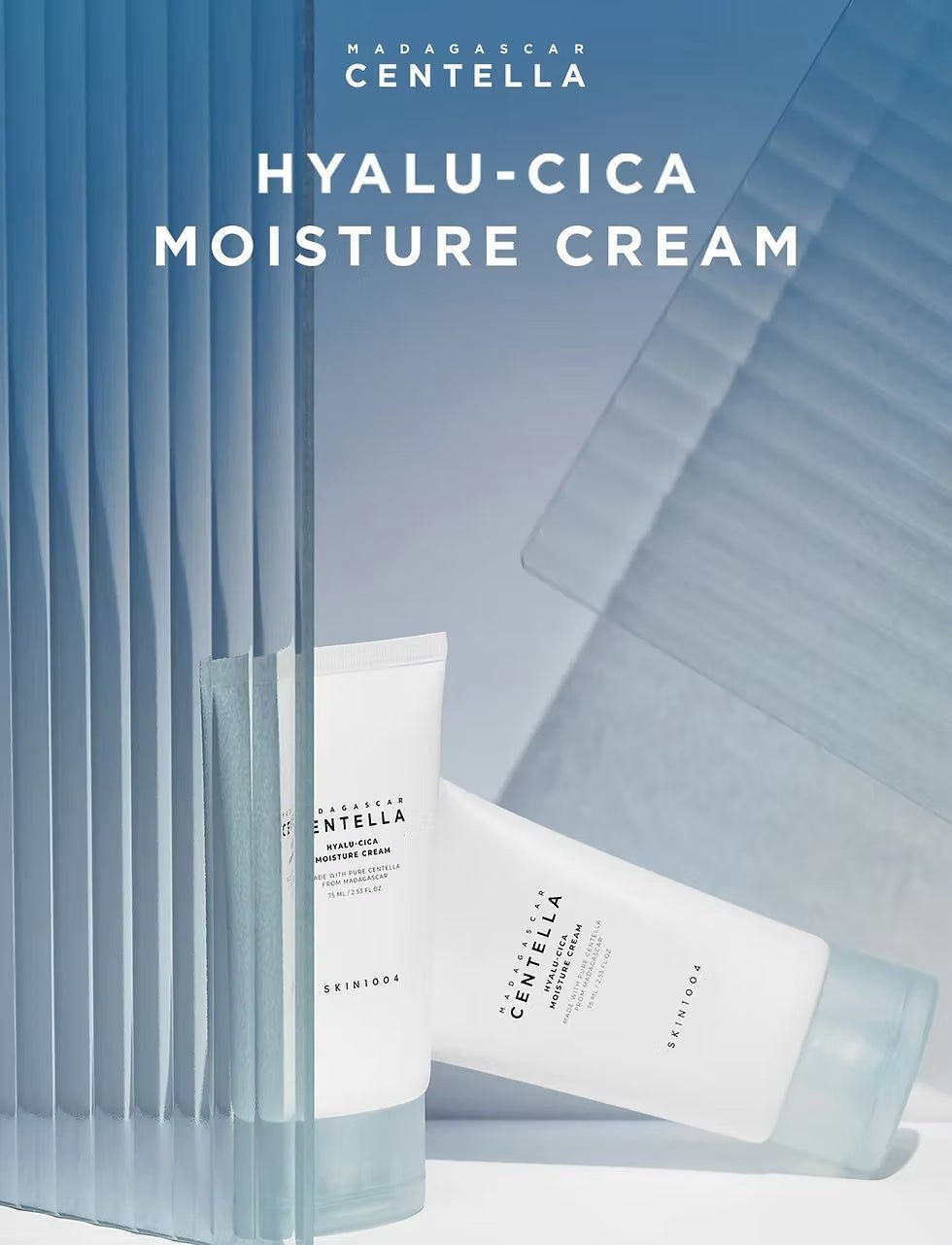 SKIN1004 – Crema Hidratante Hyalu - Cica con Centella de Madagascar (75 ml) - Montber Professional Brand
