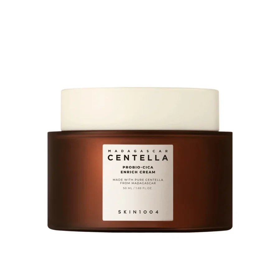 SKIN1004 Madagascar Centella Probio - Cica Enrich Cream | Crema Reparadora y Fortalece la Barrera Cutánea – Cosmética Coreana K - Beauty (50ml) - Montber Professional Brand