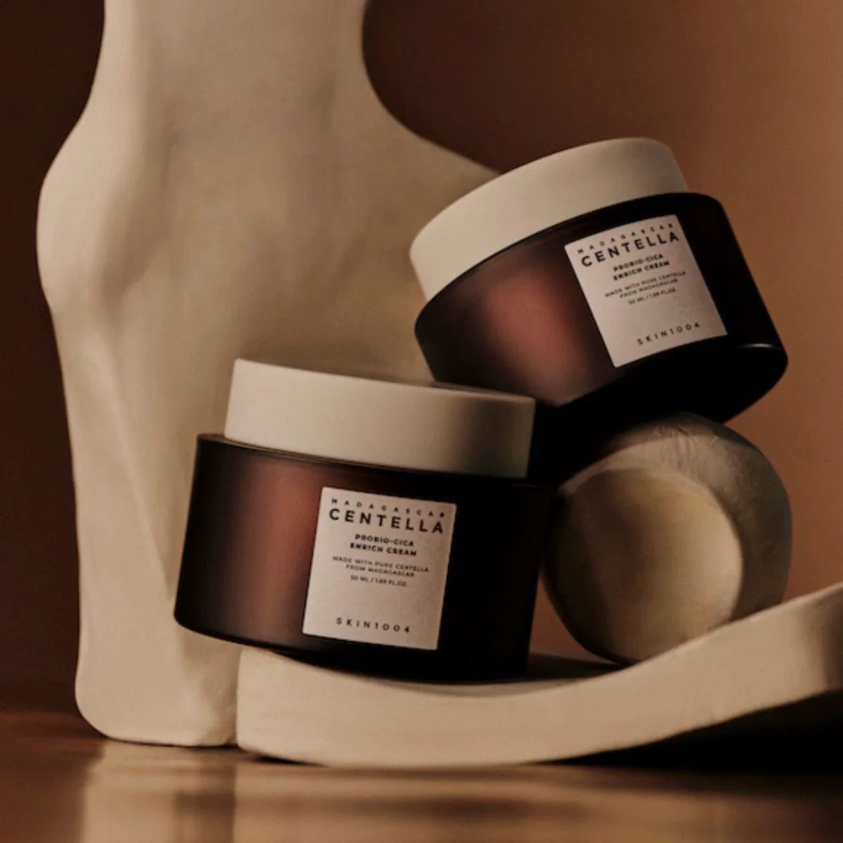 SKIN1004 Madagascar Centella Probio - Cica Enrich Cream | Crema Reparadora y Fortalece la Barrera Cutánea – Cosmética Coreana K - Beauty (50ml) - Montber Professional Brand