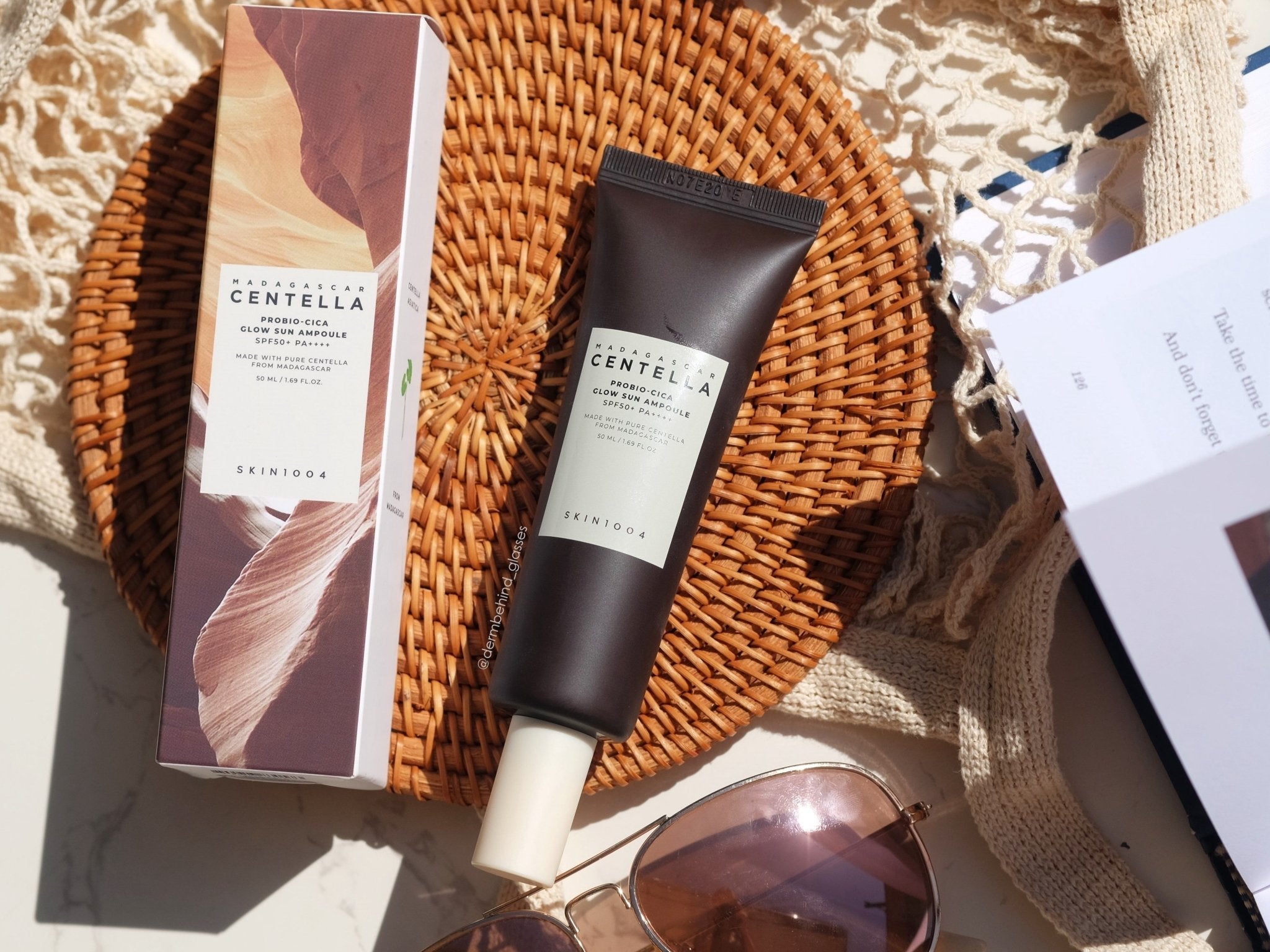 Skin1004 Madagascar Centella Probio - Cica Glow Sun Ampoule – 50 ml - Montber Professional Brand