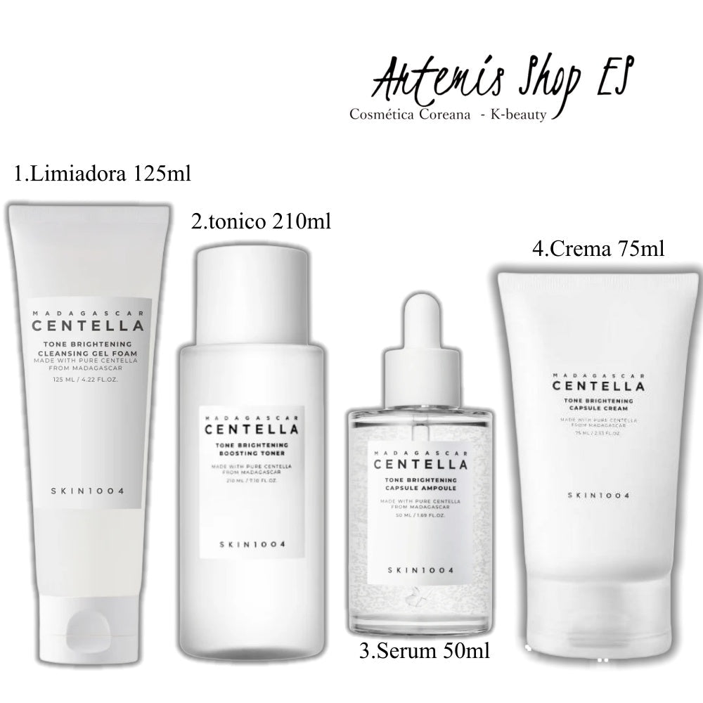 SKIN1004 Madagascar Centella – Set Tone Brightening 4und - Montber Professional Brand