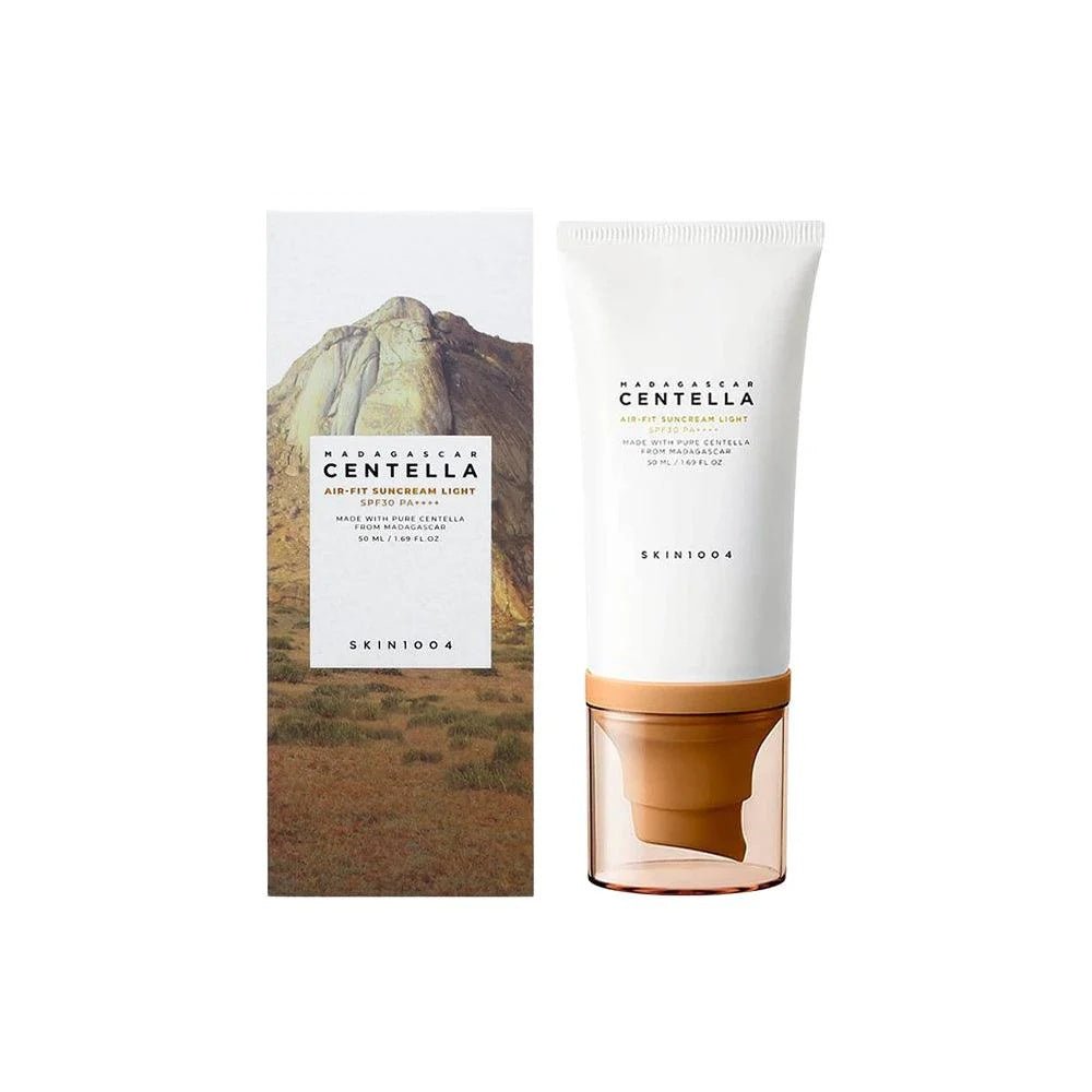 Skin1004 - Protector Solar con Centella de Madagascar – Air-Fit Suncream Light SPF50+ PA++++ (50ml)
