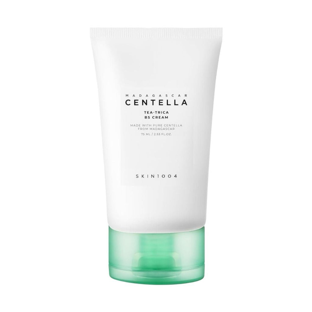 SKIN1004 Tea - Trica Crema Facial Calmante con Centella y Árbol de Té – Cuidado Antiacné para Piel Grasa o con Imperfecciones 75ml - Montber Professional Brand