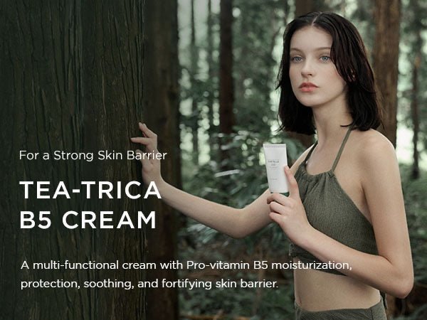 SKIN1004 Tea - Trica Crema Facial Calmante con Centella y Árbol de Té – Cuidado Antiacné para Piel Grasa o con Imperfecciones 75ml - Montber Professional Brand