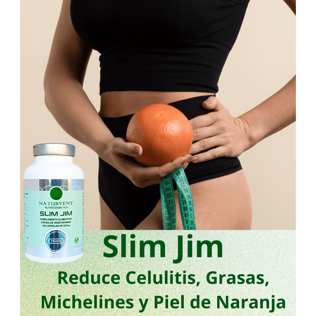 SLIM JIM Anticelulítico Natural Máxima Absorción - Montber Professional Brand