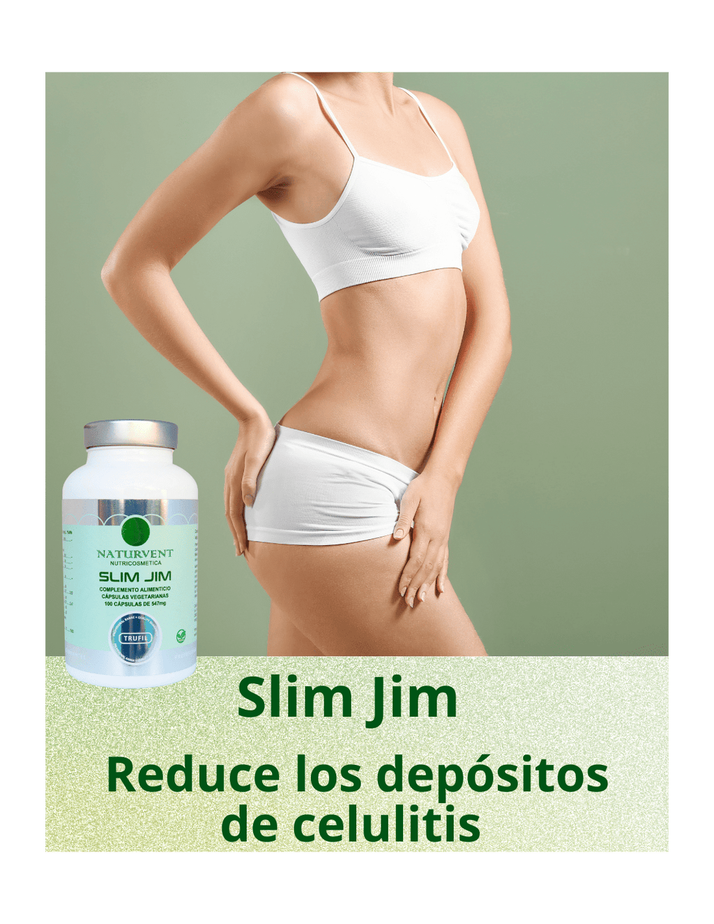SLIM JIM Anticelulítico Natural Máxima Absorción - Montber Professional Brand