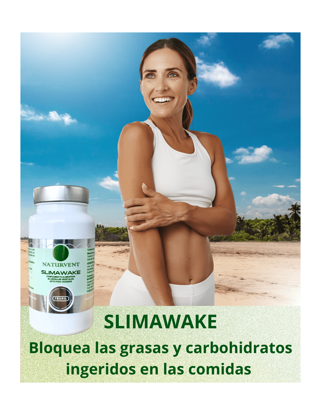 SLIMAWAKE Ayuda a Bloquear los Carbohidratos y Saciar el Apetito. - Montber Professional Brand