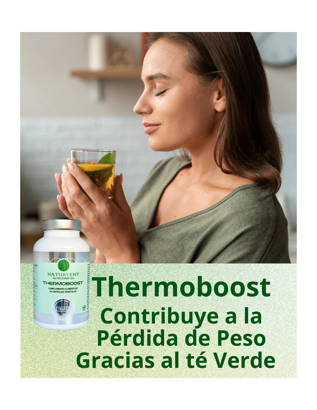 THERMOBOOST Quemagrasa natural para 45 días. Potente y eficaz. - Montber Professional Brand
