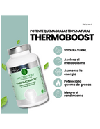 THERMOBOOST Quemagrasa natural para 45 días. Potente y eficaz. - Montber Professional Brand