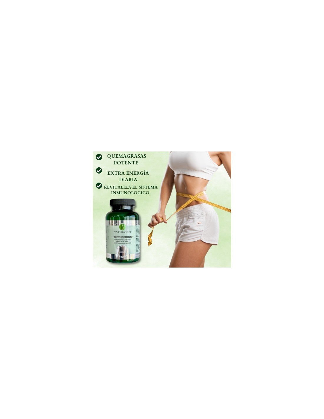 THERMOBOOST Quemagrasa natural para 45 días. Potente y eficaz. - Montber Professional Brand