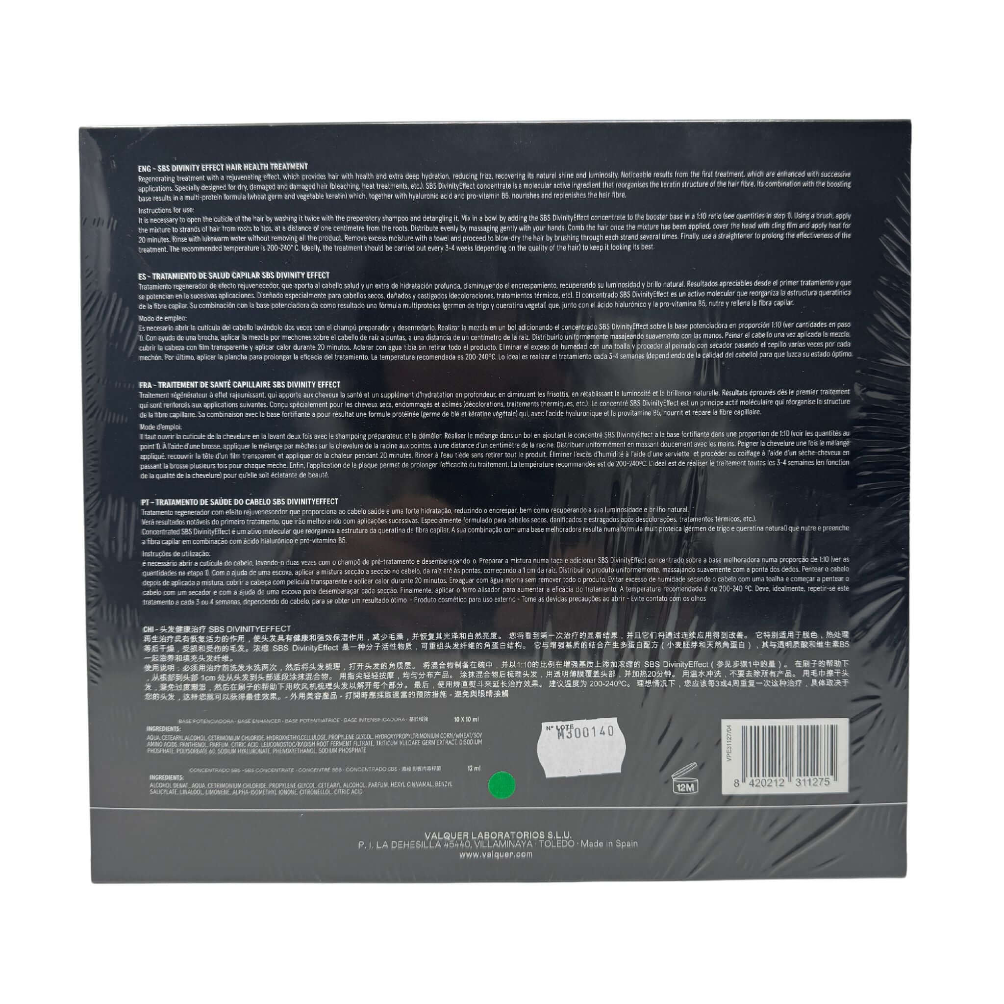 Tratamiento de salud capilar SBS Divinity Effect - Montber Professional Brand