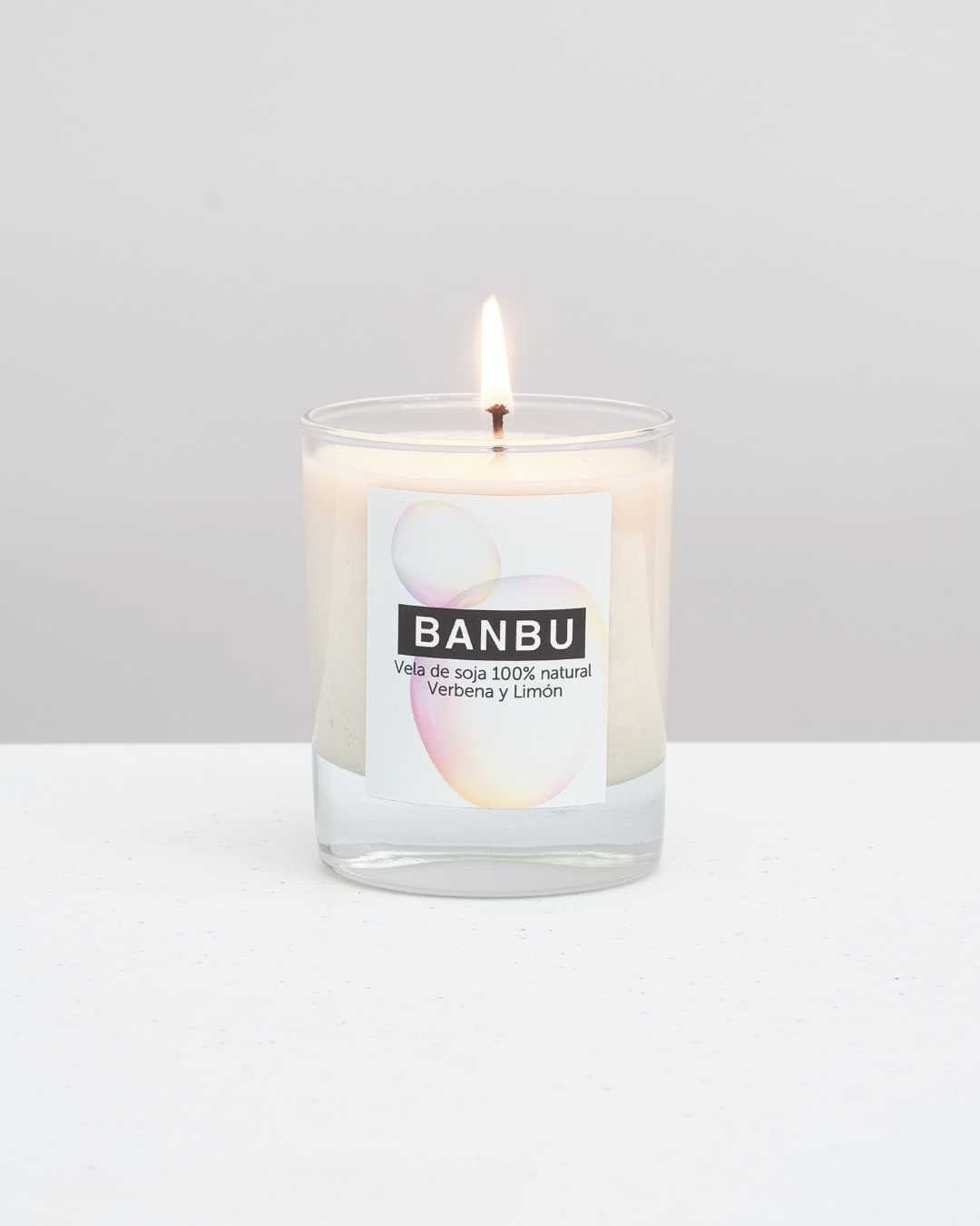 Vela de Soja Natural Aroma Verbena y Limón - Montber Professional Brand