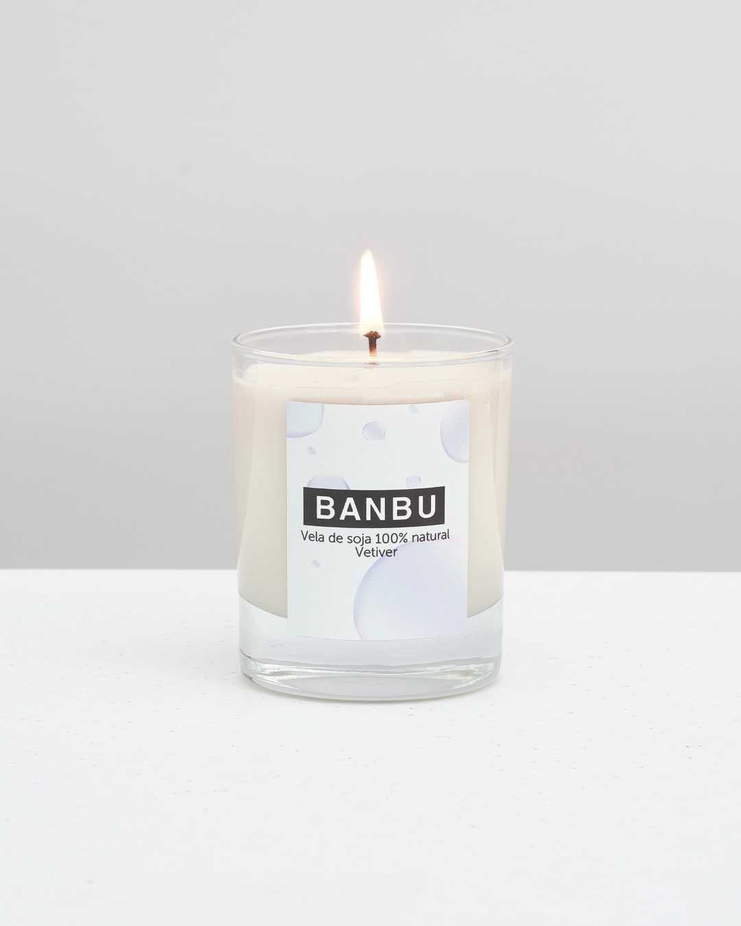 Vela de Soja Natural Aroma Vetiver - Montber Professional Brand