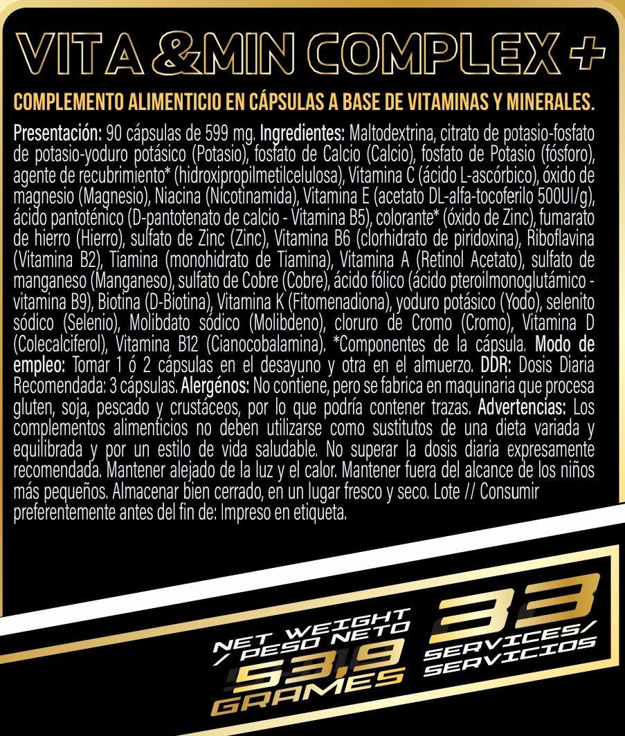 VITAMINAS+MINERALES - Montber Professional Brand