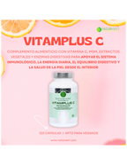 VITAMPLUS C - Vitamina C con complejo vegetal digestivo y antioxidante - 120 cápsulas - Montber Professional Brand