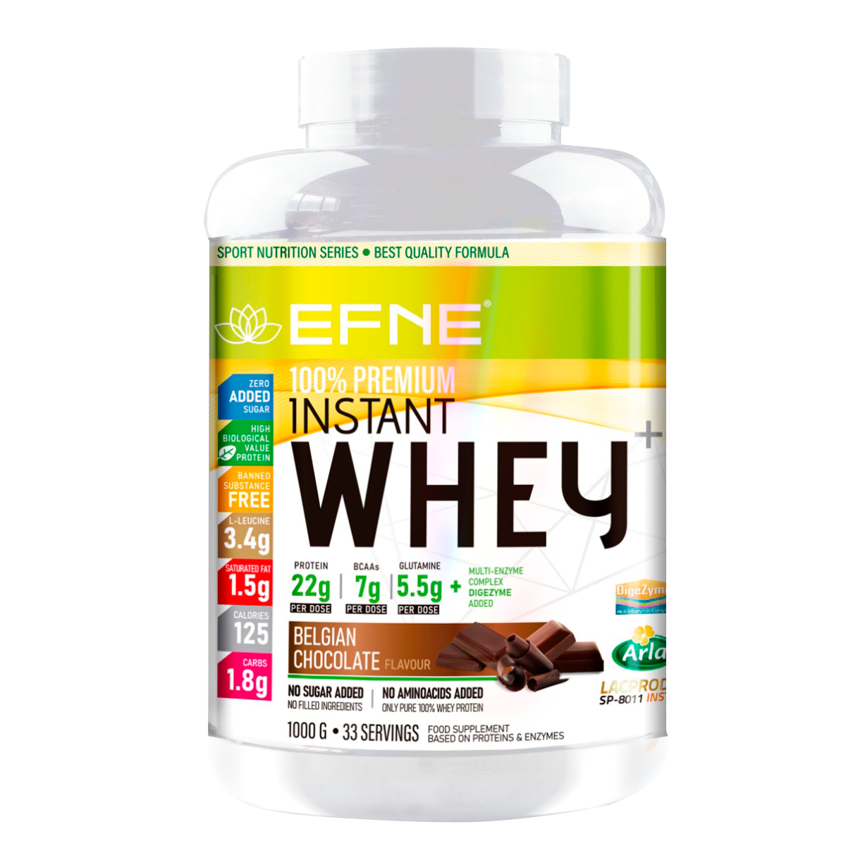 Proteína Whey Vainilla EFNE – Suave, ligera y efectiva