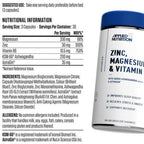 Zinc, Magnesio y Vitamina B6 con Ashwagandha y AstraGin - Montber Professional Brand